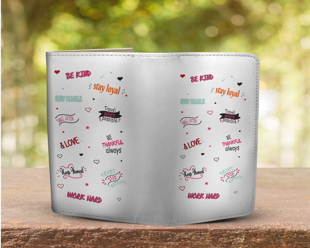 Life Quotes Women's Wallet | White