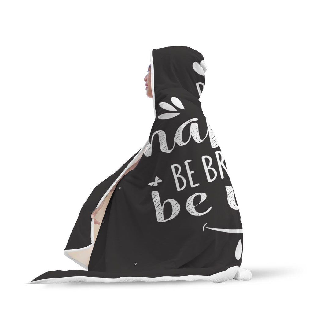 Happy Hooded Blanket | Black