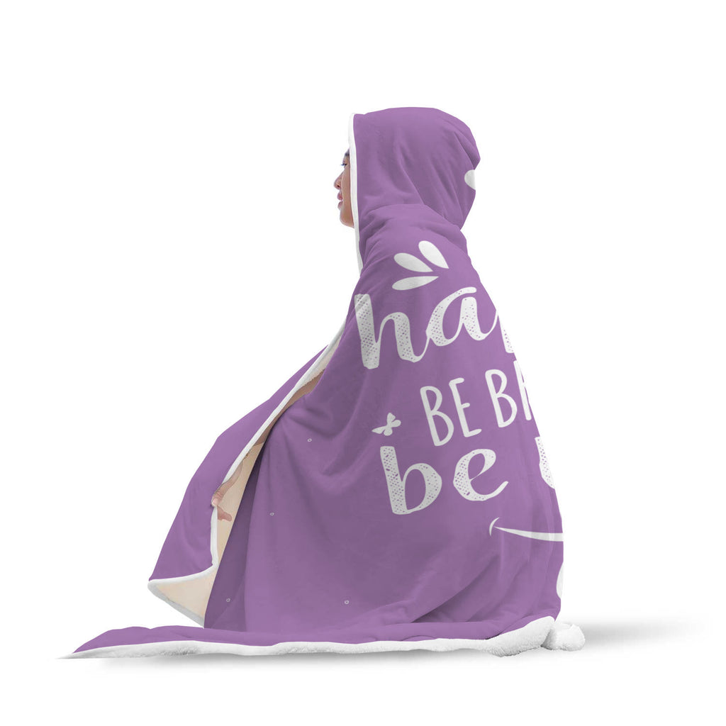 Happy Hooded Blanket | Purple