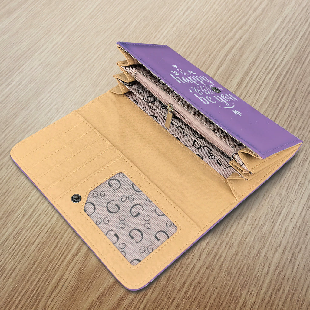 Happy Women's Wallet | Purple