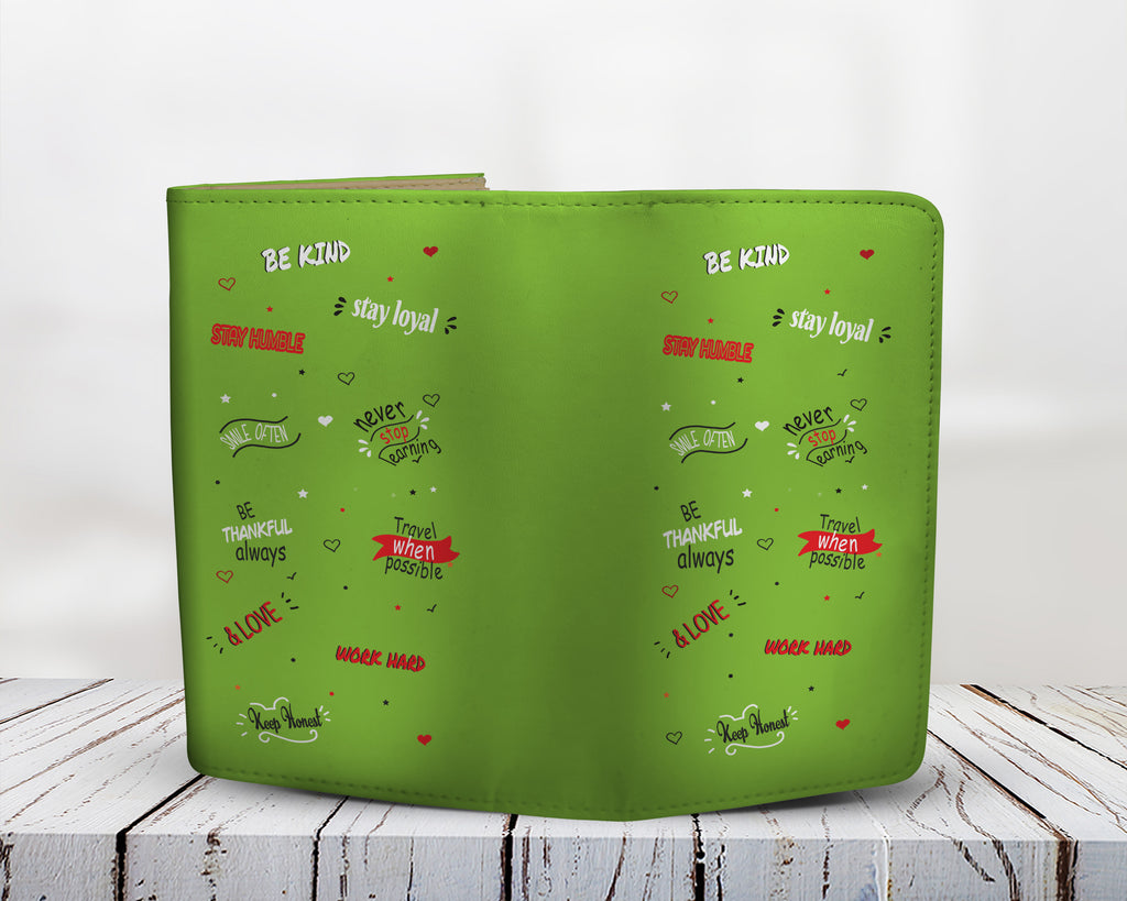 Life Quotes Women's Wallet | Green