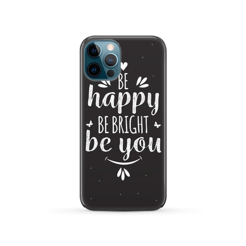 Image of Happy Phone Case | Black