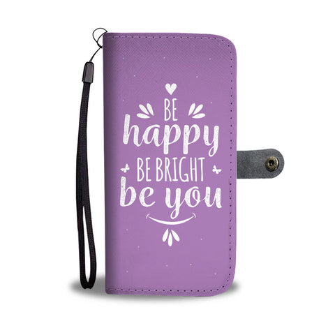 Image of Happy Phone Wallet Case | Purple