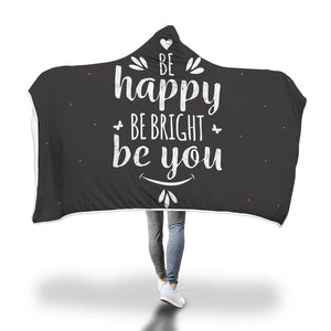 Happy Hooded Blanket | Black