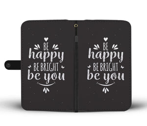 Happy Phone Wallet Case | Black