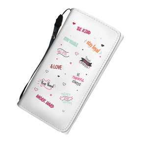 Life Quotes Women's Wallet | White