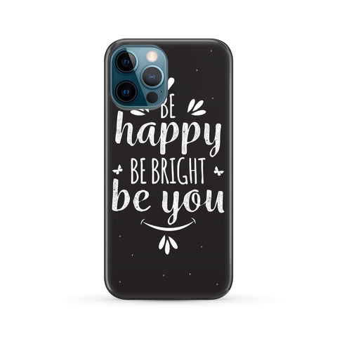 Image of Happy Phone Case | Black