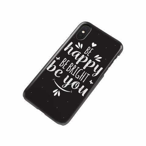 Image of Happy Phone Case | Black