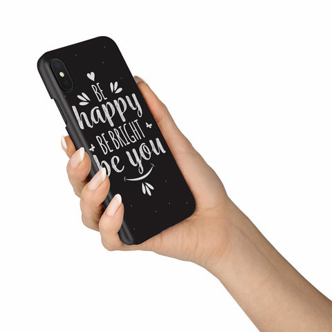 Image of Happy Phone Case | Black