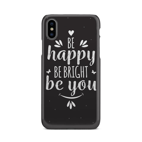 Image of Happy Phone Case | Black