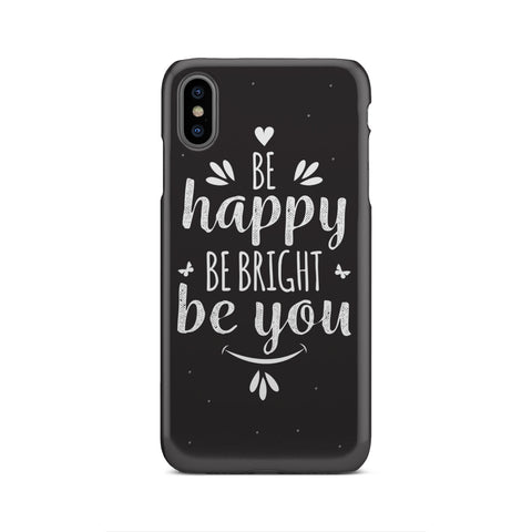 Image of Happy Phone Case | Black